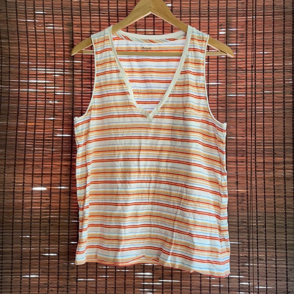 Madewell Stripe Pocket Tank